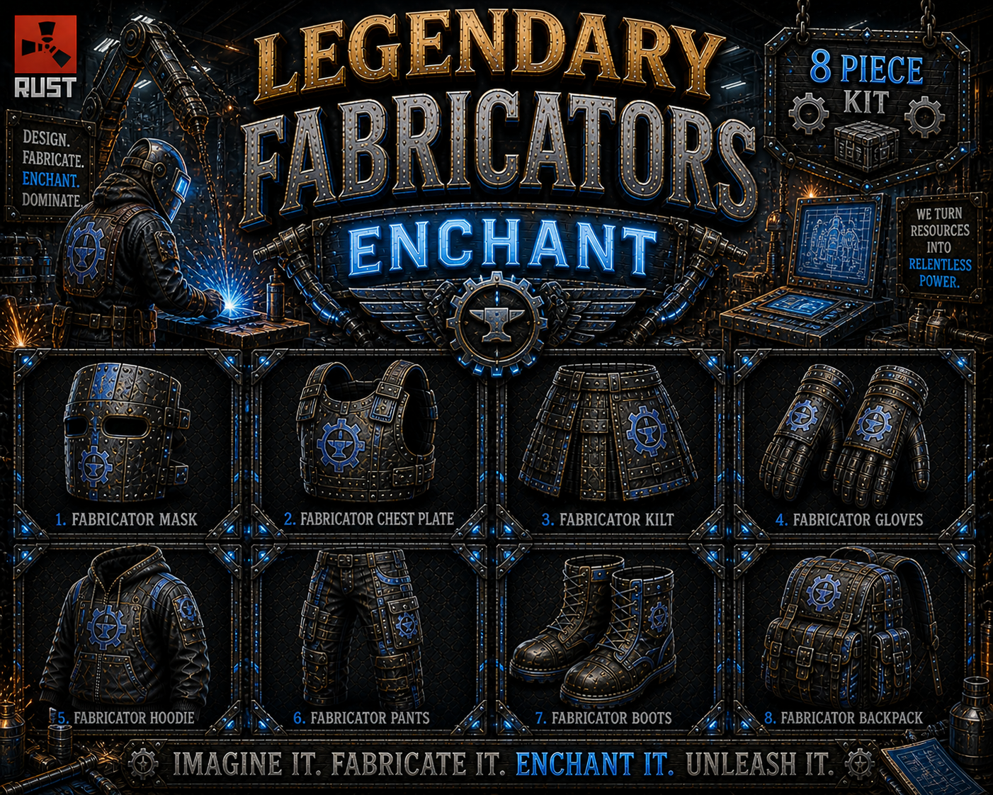 Fabricators Legendary Enchanted Set