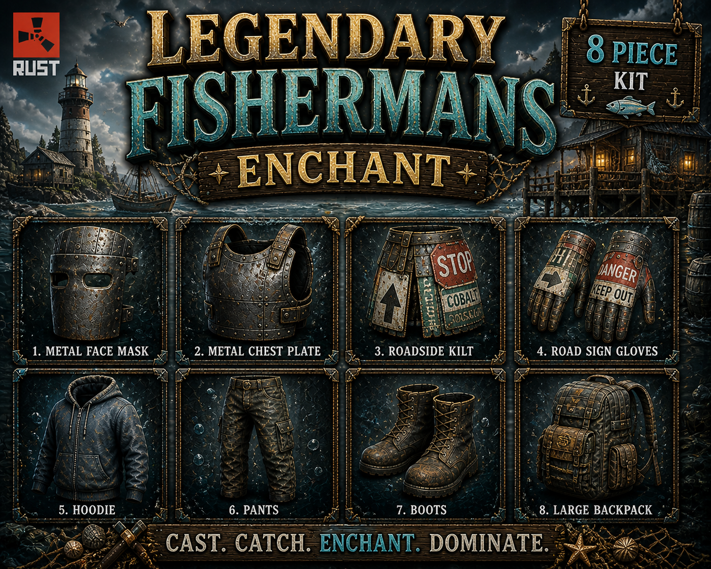 Fishermans Legendary Enchanted Set