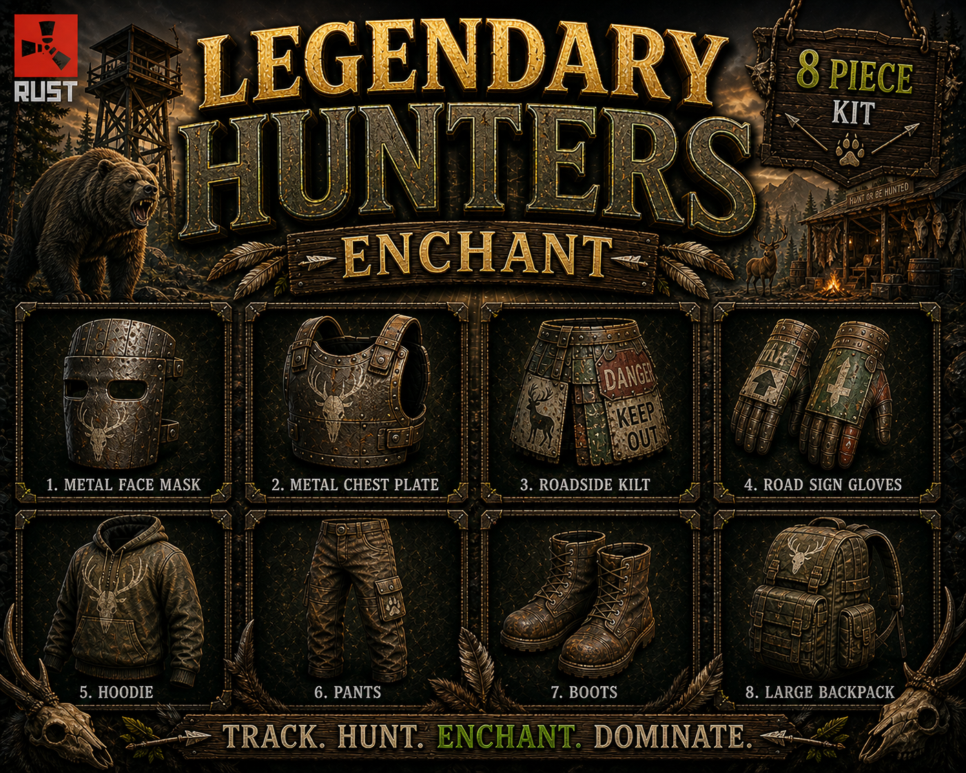 Hunters Legendary Enchanted Set