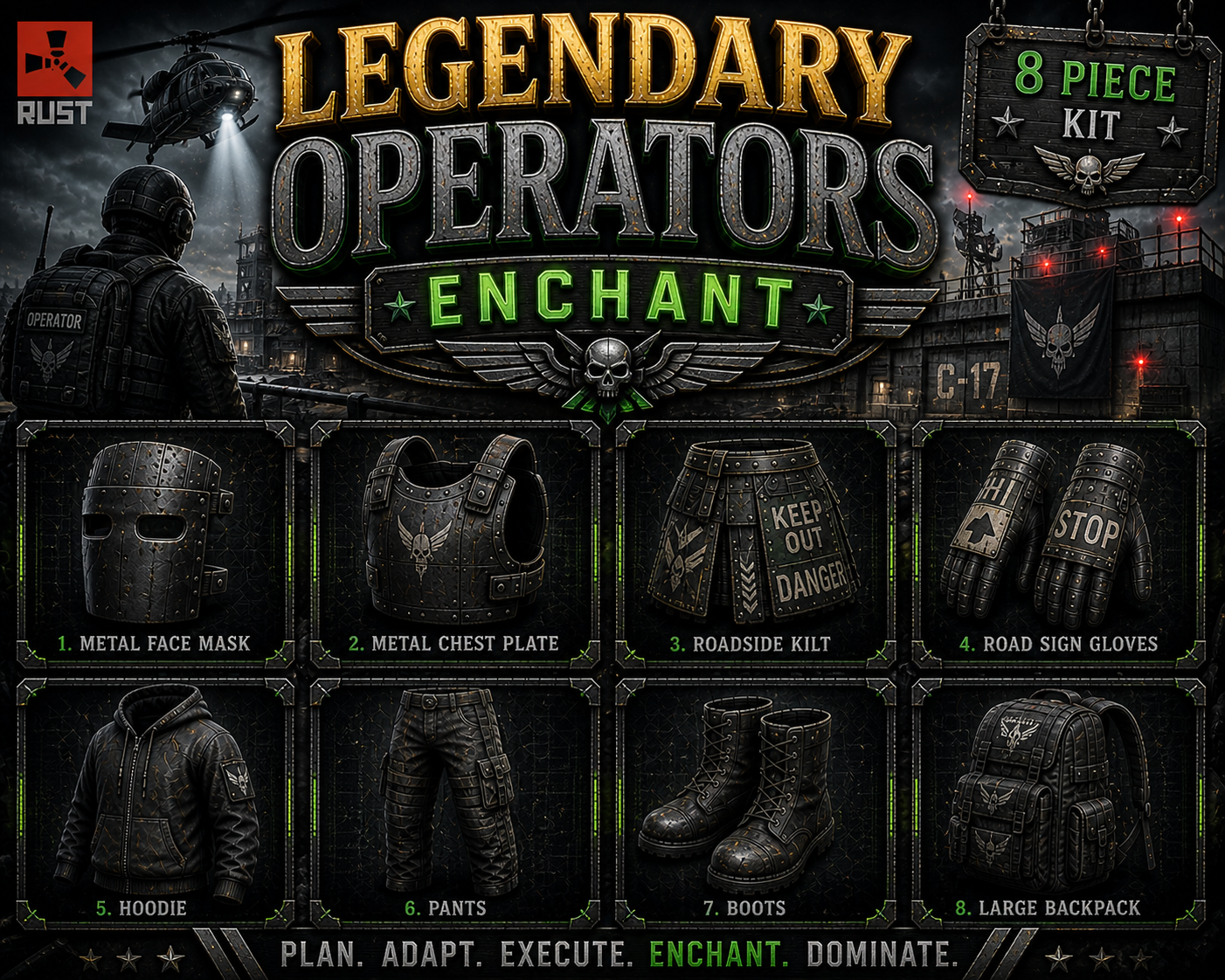 Operators Legendary Enchanted Set